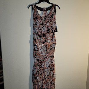 ❤ Make Me An Offer... New! NICOLE BY NICOLE MILLER- Backless, Multi-Color Maxi